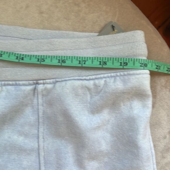 NWT SZ L/XL Lt Blue Mineral Washed Jogger Pants - Picture 7 of 9